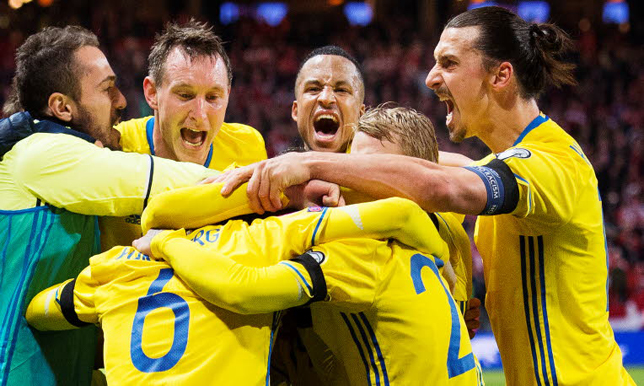 Image result for ‫منتخب السويد لكرة القدم‬‎