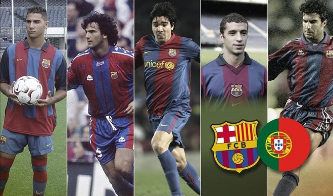 أشهر اللاعبين البرتغاليين في تاريخ برشلونة سبورت 360