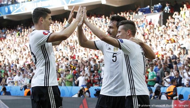 أحرز غوميز هدفين لصالح ألمانيا في يورو فرنسا 2016 