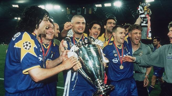يوفنتوس بطلاً لدوري أبطال أوروبا 1996