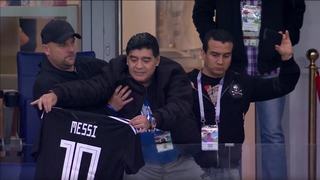 Messi Maradona World Cup Argentina Croatia