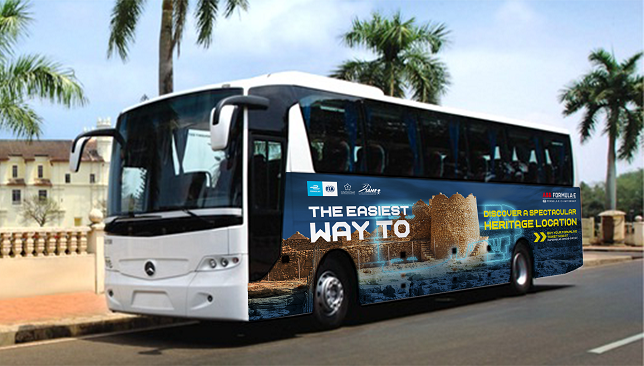 Formula E Park & Ride buses will speed ticket holders to Ad Diriyah
