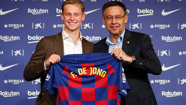 FC Barcelona Unveil New Player Frenkie de Jong