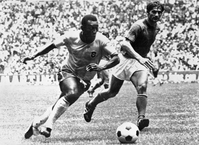 لقطة لبيليه في كأس العالم 1970