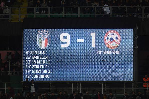 المنتخب الإيطالي ظهر بشكلٍ هجومي في التصفيات