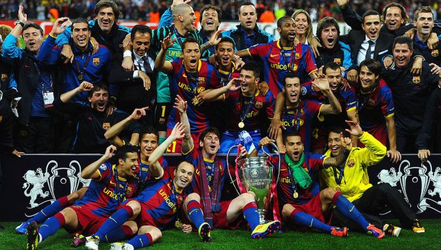 برشلونة بطل أوروبا 2011 والذي اشتهر بمسمى "التيكي تاكا"