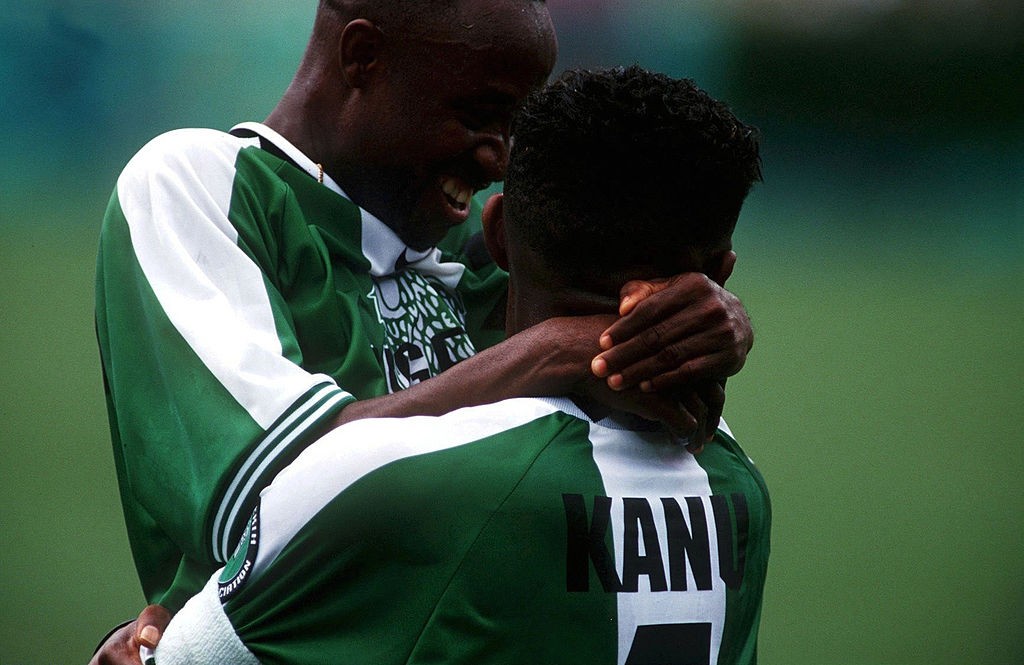 FUSSBALL: Nationalmannschaft NIGERIA/NGR 03.08.96