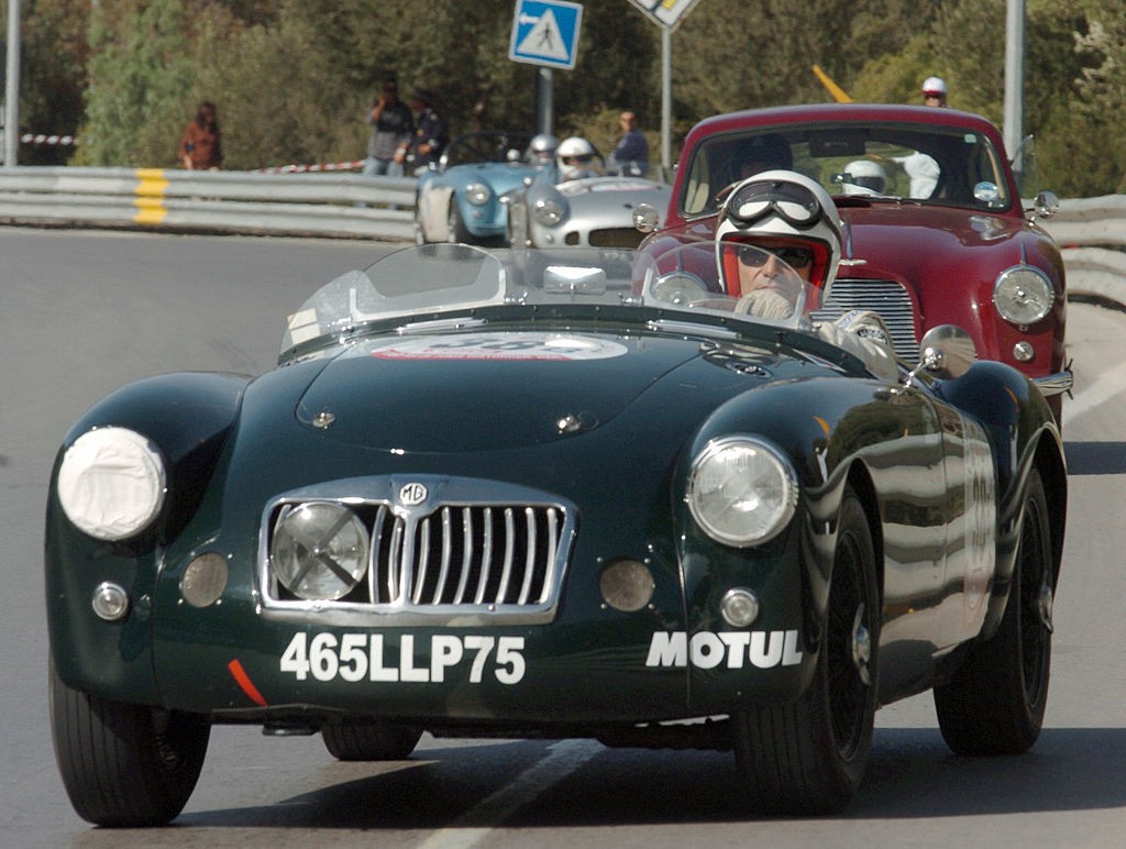 سيارة كلاسيكية استعملت في سباق جائزة تونس الكبرى (Getty Images) 