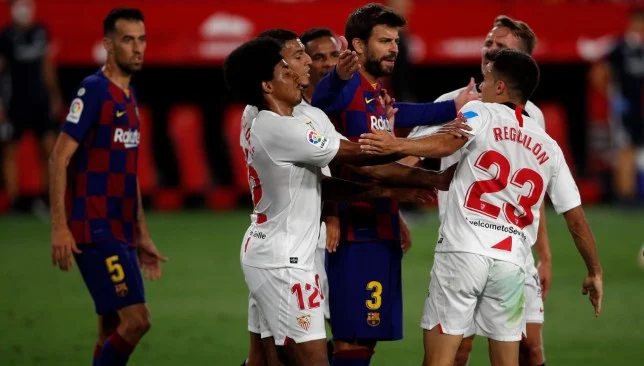 برشلونة وإشبيلية