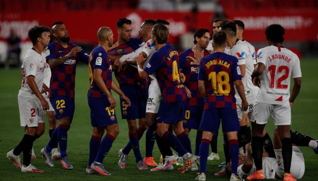 برشلونة وإشبيلية