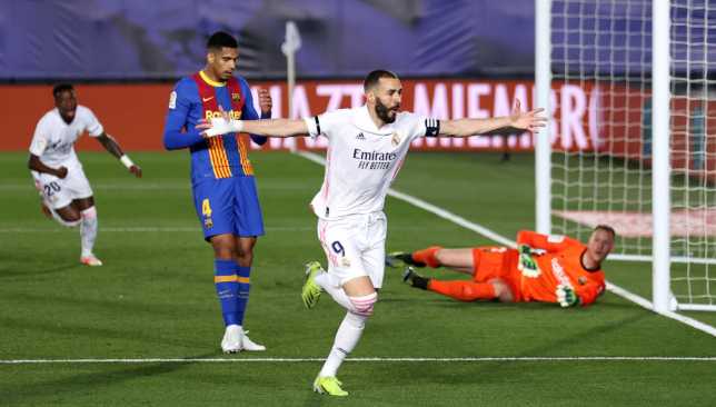 كريم بنزيما - مُباراة ريال مدريد ضد برشلونة - الدوري الإسباني