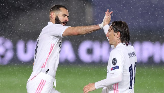 بنزيما و مودريتش - ريال مدريد - دوري أبطال أوروبا