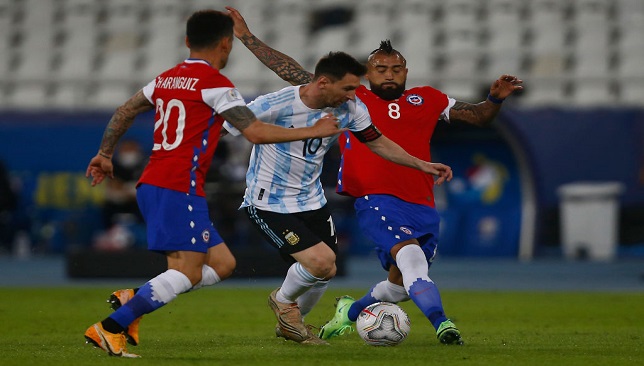 مباراة الأرجنتين وتشيلي - كوبا أمريكا 2021