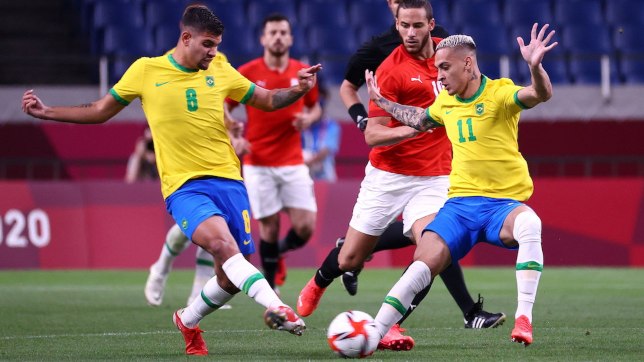 مباراة المنتخب المصري والبرازيل في أولمبياد طوكيو 